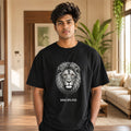Bhokals Lion Graphic Oversized T-Shirt – Discipline Edition