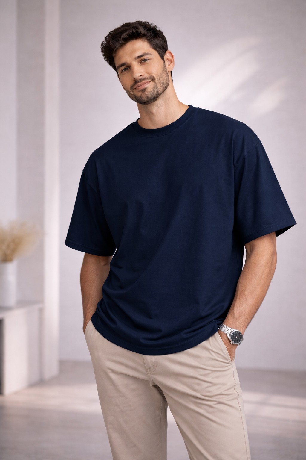 Bhokals "Plain Oversized" Cotton T-Shirt – Super Soft Comfort, Effortless Style