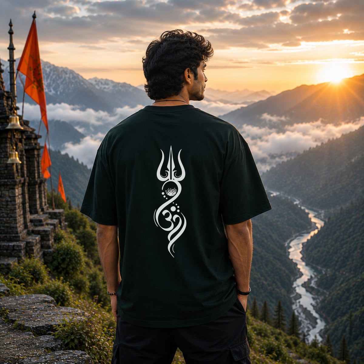 Om Trident Tee