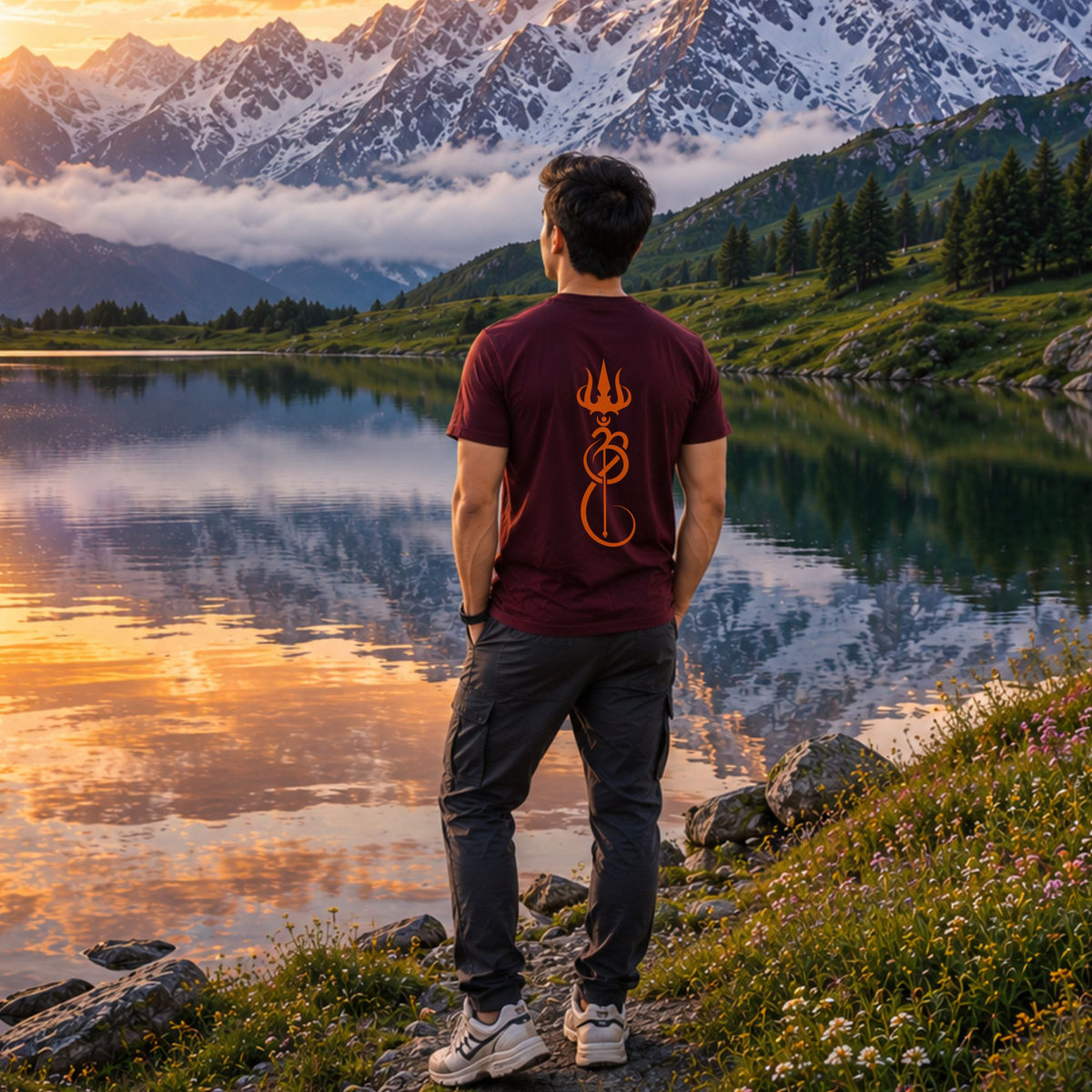 Centered Trident Tee