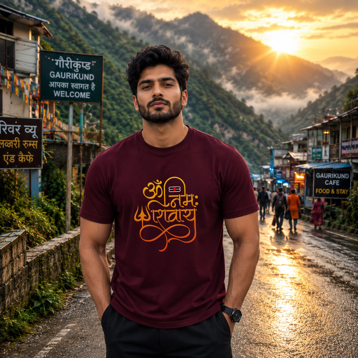 Om Namah Shivay Signature Tee