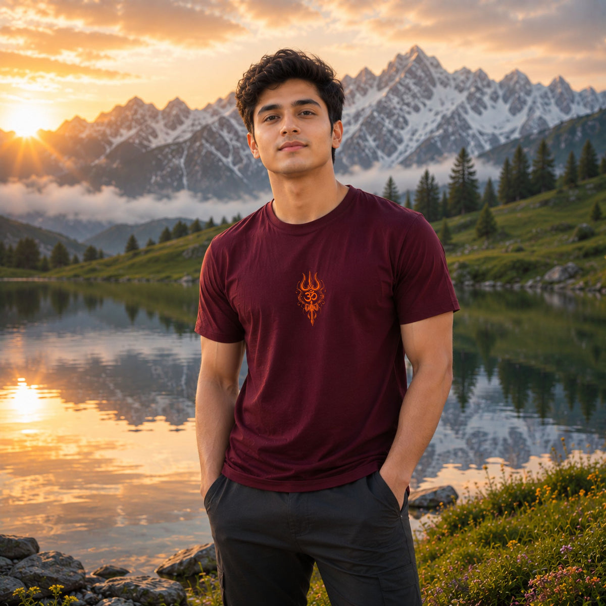 Centered Trident Tee