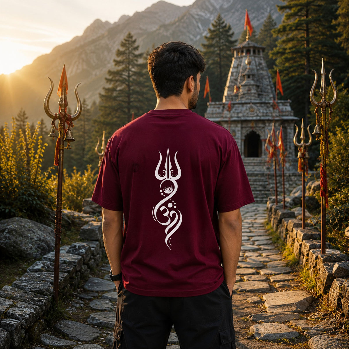 Om Trident Tee