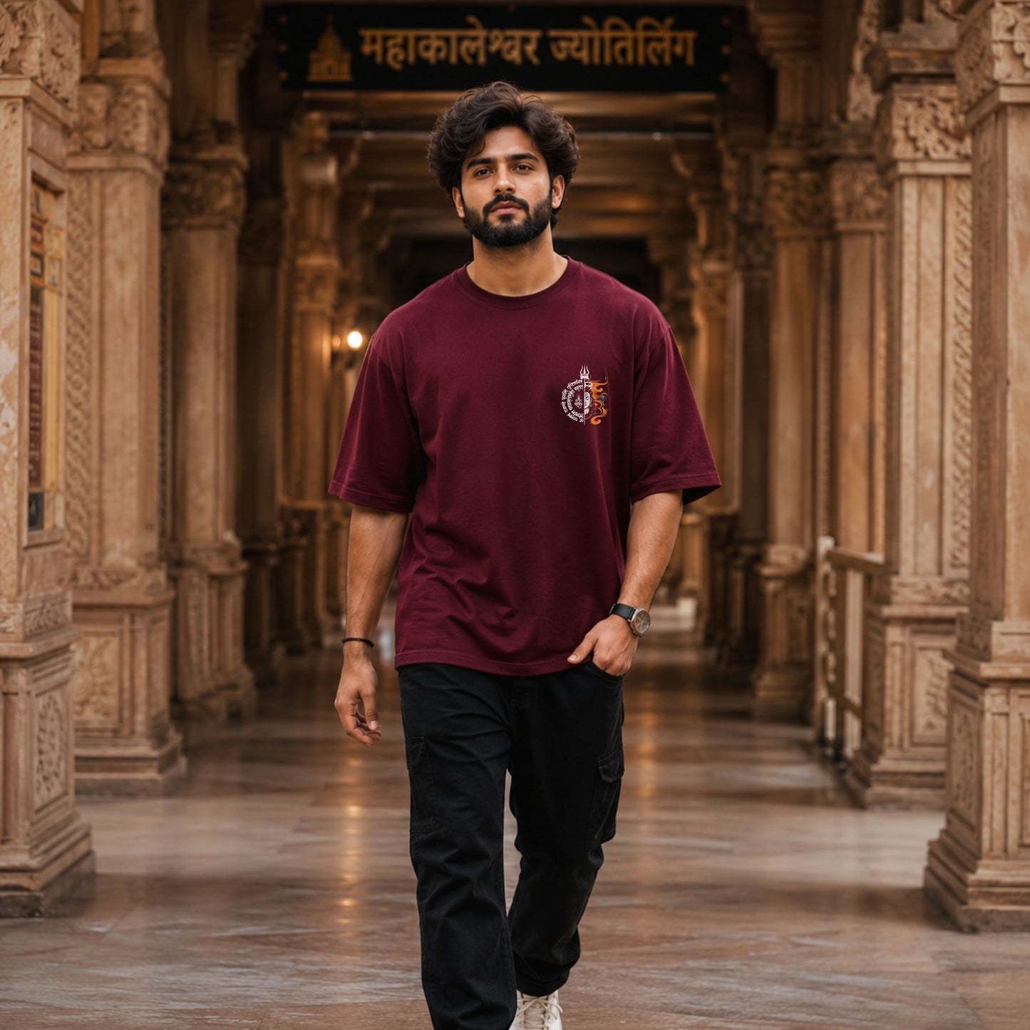 Shiv Strotam Oversized Tee