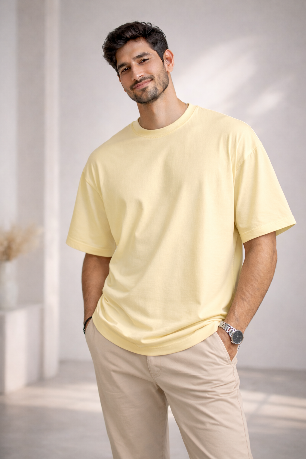 Bhokals "Plain Oversized" Cotton T-Shirt – Super Soft Comfort, Effortless Style