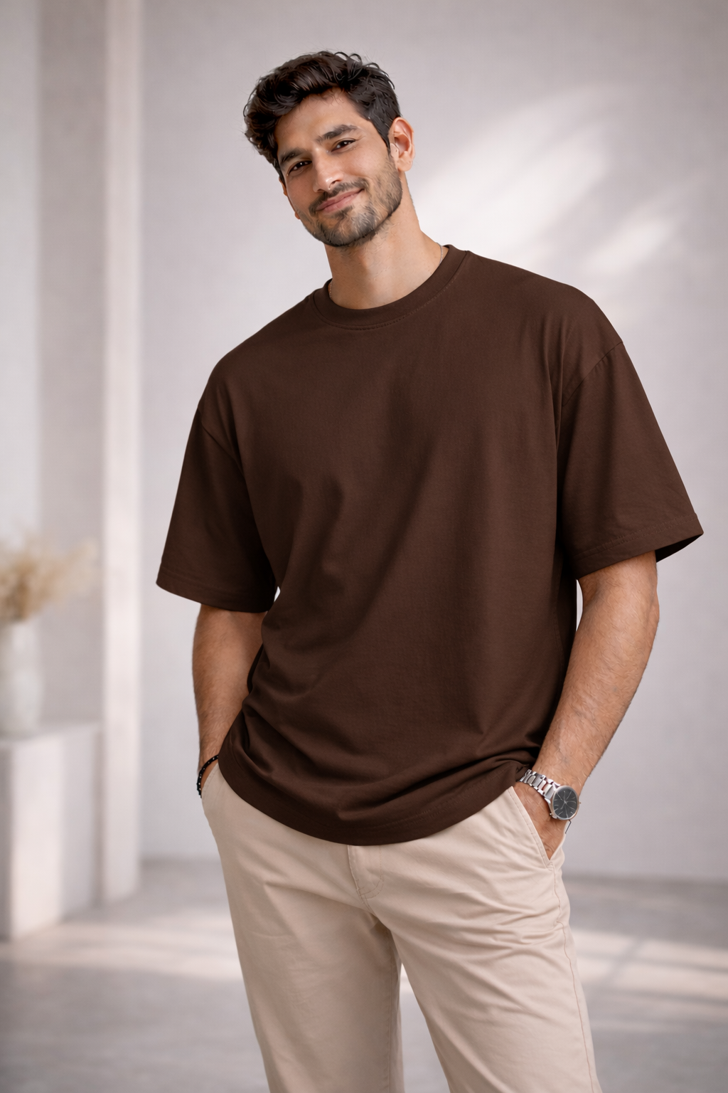 Bhokals "Plain Oversized" Cotton T-Shirt – Super Soft Comfort, Effortless Style