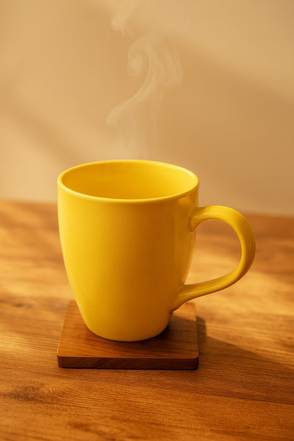 Bhokals Solid  Yellow Coffee Mug