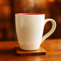 Bhokals Dots Print Tan Brown White Coffee Mug