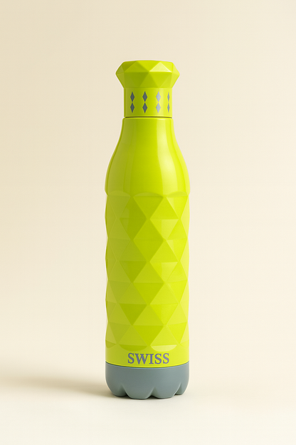 Swiss Printed Pu 750ml Green Water Bottle