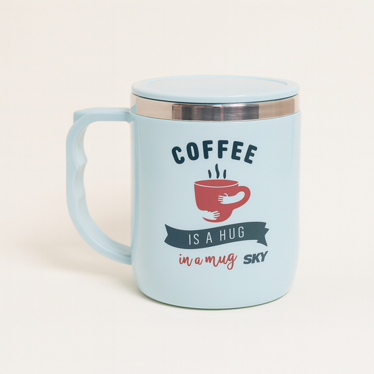 Jolly Steel Big Sky Blue Coffee Mug