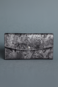 Leather Grey Texture Women Wallet