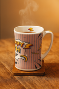 Bhokals Happy Birthday Pink Printed White Coffee Mug