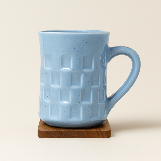 Bhokals Texture  Pattern Blue Coffee Mug