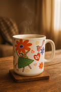 Bhokals Friend Cartoon White Coffee Mug
