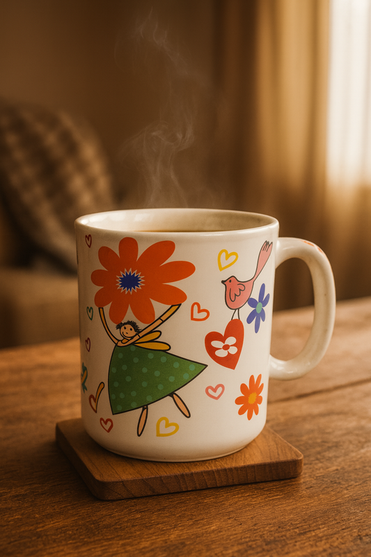 Bhokals Friend Cartoon White Coffee Mug