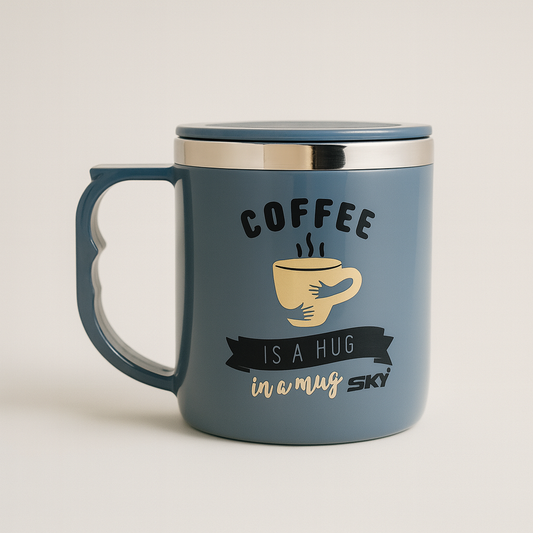 Jolly Steel Small Grey Coffee Mug