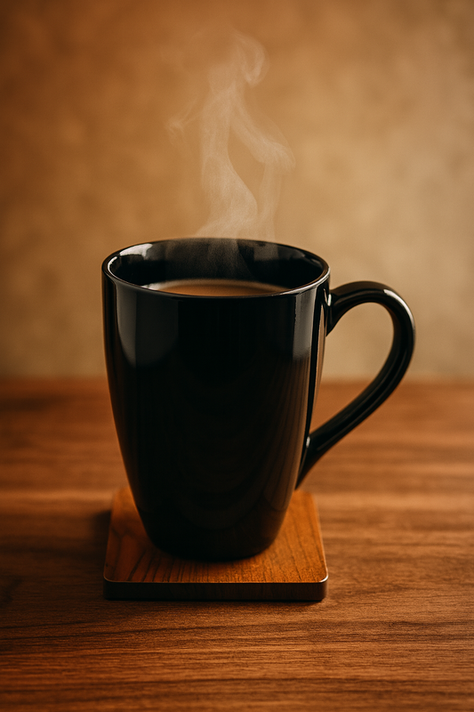Bhokals Solid Black Coffee Mug