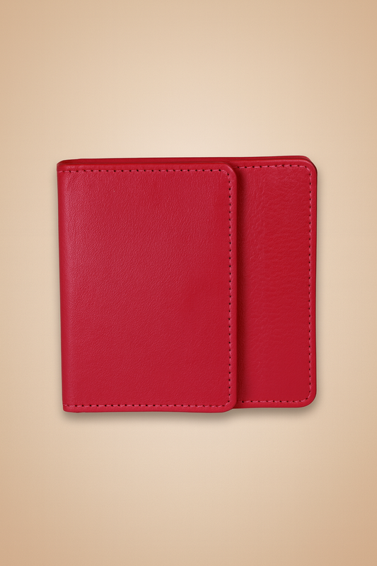 Leather Solid Pink Women Pocket Wallet