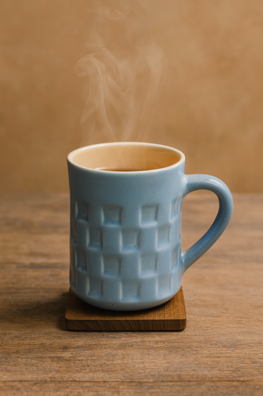 Bhokals Texture  Pattern Blue Coffee Mug