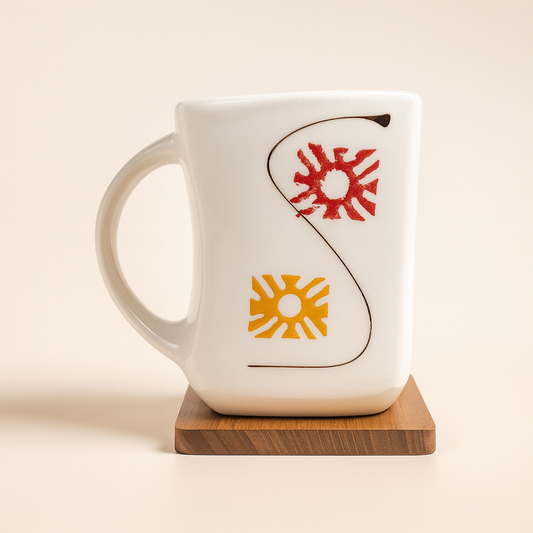 Bhokals Design Printed White Coffee Mug