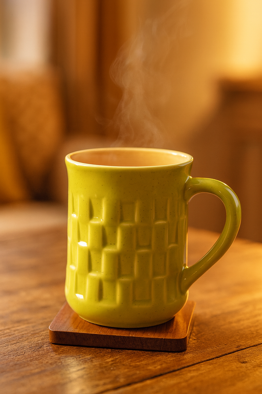 Bhokals Texture Pattern Green Coffee Mug