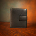 Leather Black Vertical Men Wallet