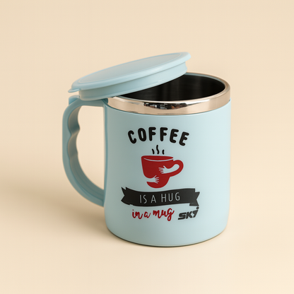 Jolly Steel Big Sky Blue Coffee Mug