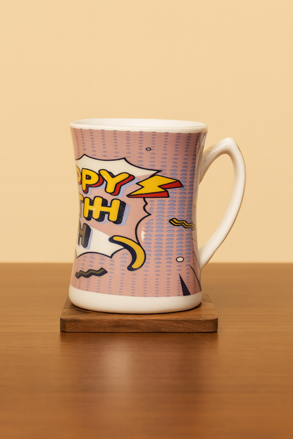 Bhokals Happy Birthday Printed White Coffee Mug