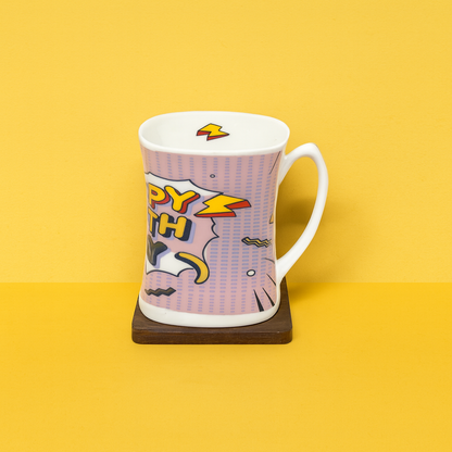 Bhokals Happy Birthday Printed White Coffee Mug