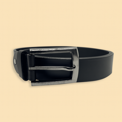 Bhokals Men Solid Brown Formal Leather Belt