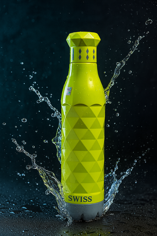 Swiss Printed Pu 750ml Green Water Bottle