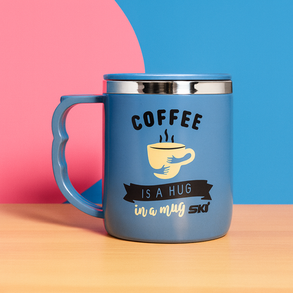 Jolly Steel Small Grey Coffee Mug