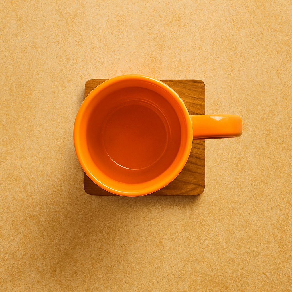 Bhokals Solid Orange Coffee Mug