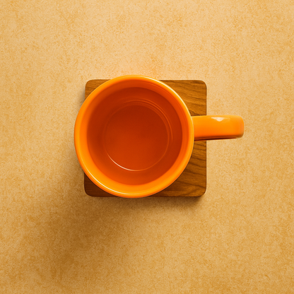 Bhokals Solid Orange Coffee Mug
