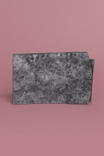 Leather Grey Texture Women Wallet