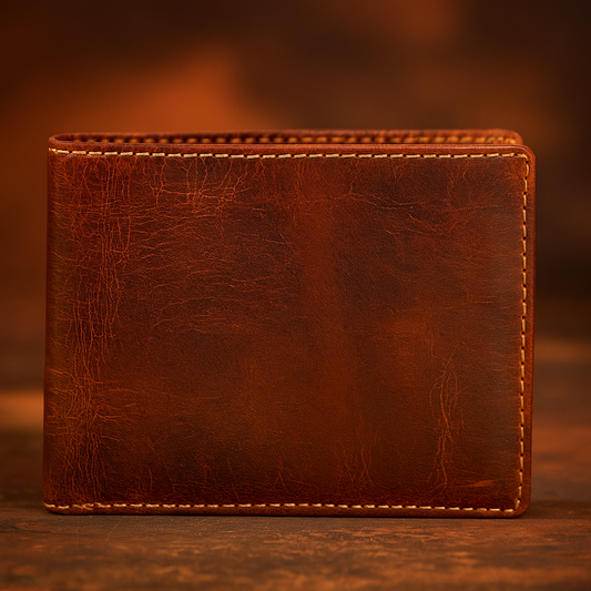 Leather Tan Men Wallet