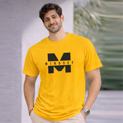 Bhokals "Mindset" Printed Round Neck, Cotton, Super Soft T-Shirt