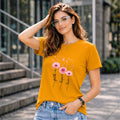 BHOKALS "Faith, Hope, Love" Printed Women Cotton T-Shirt | Round Neck | Super Soft | Regular Fit