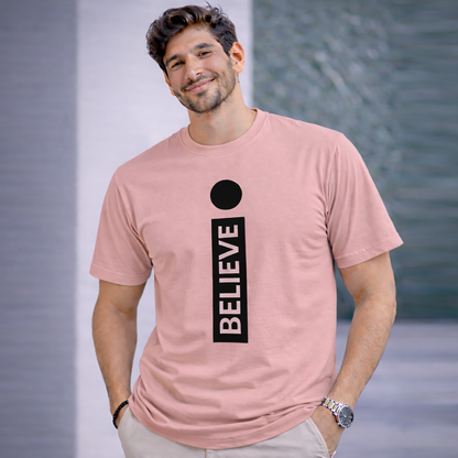 Bhokals " I Believe " Printed, Round Neck, Cotton, Super Soft T-Shirt