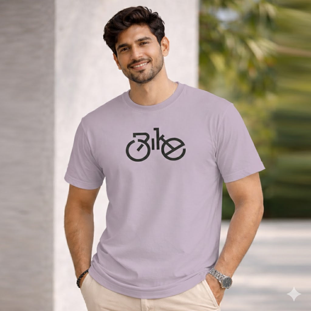 Bhokals " Bike " Printed, Round Neck, Cotton, Super Soft T-Shirt