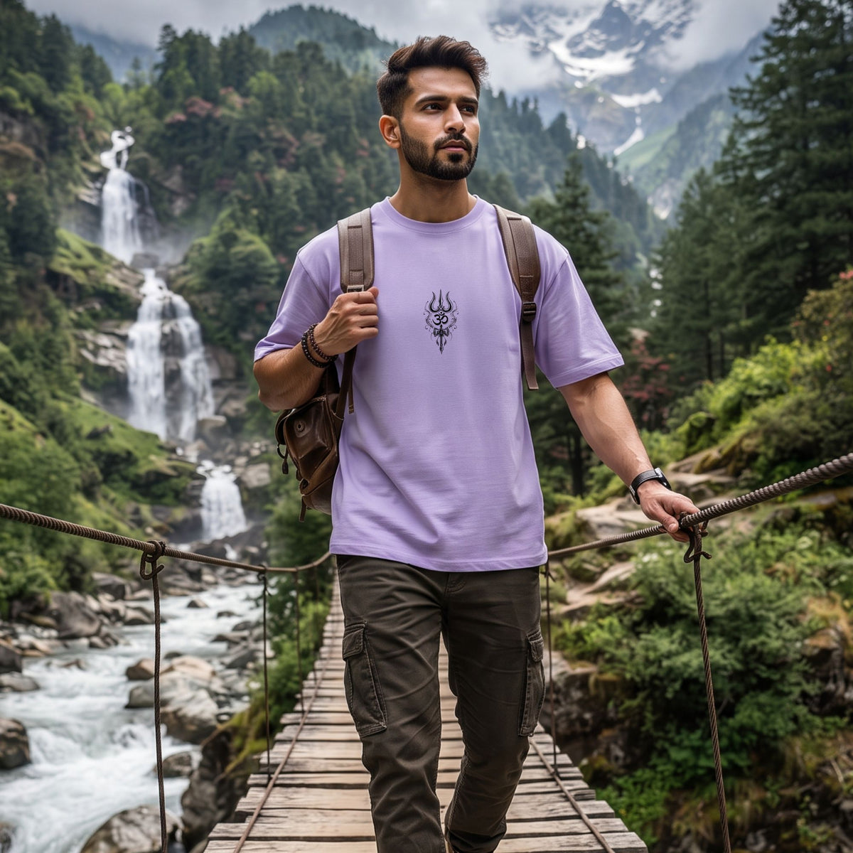 Centered Trident Tee