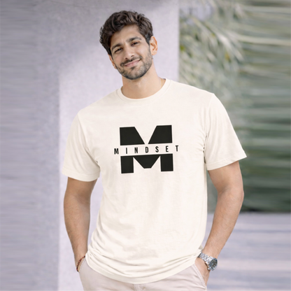 Bhokals "Mindset" Printed Round Neck, Cotton, Super Soft T-Shirt
