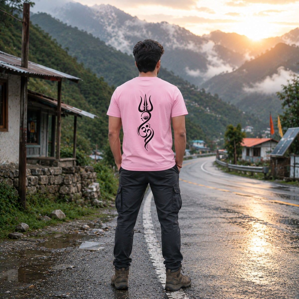 Om Trident Tee