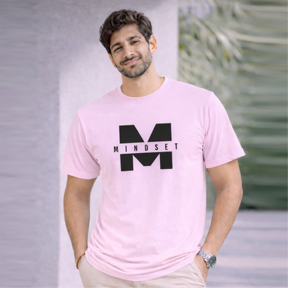 Bhokals "Mindset" Printed Round Neck, Cotton, Super Soft T-Shirt