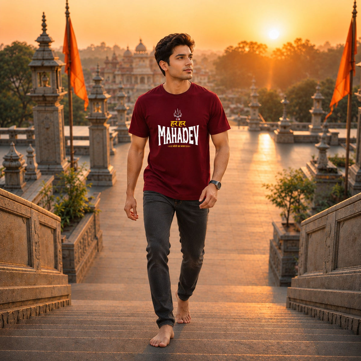 Har Har Mahadev Signature Tee