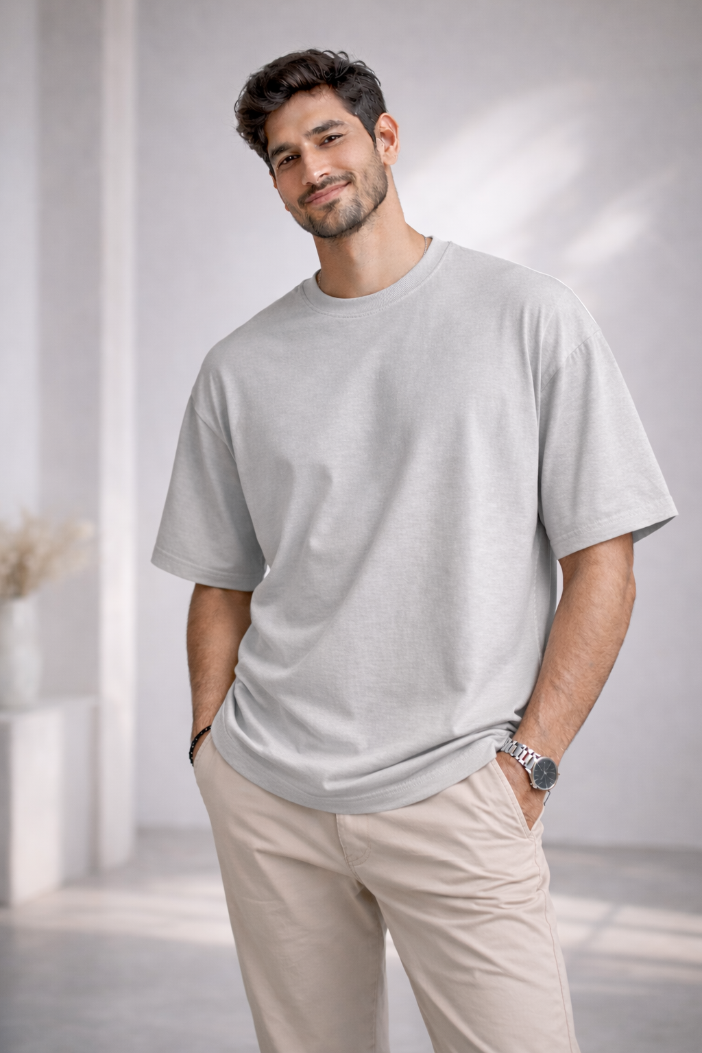Bhokals "Plain Oversized" Cotton T-Shirt – Super Soft Comfort, Effortless Style
