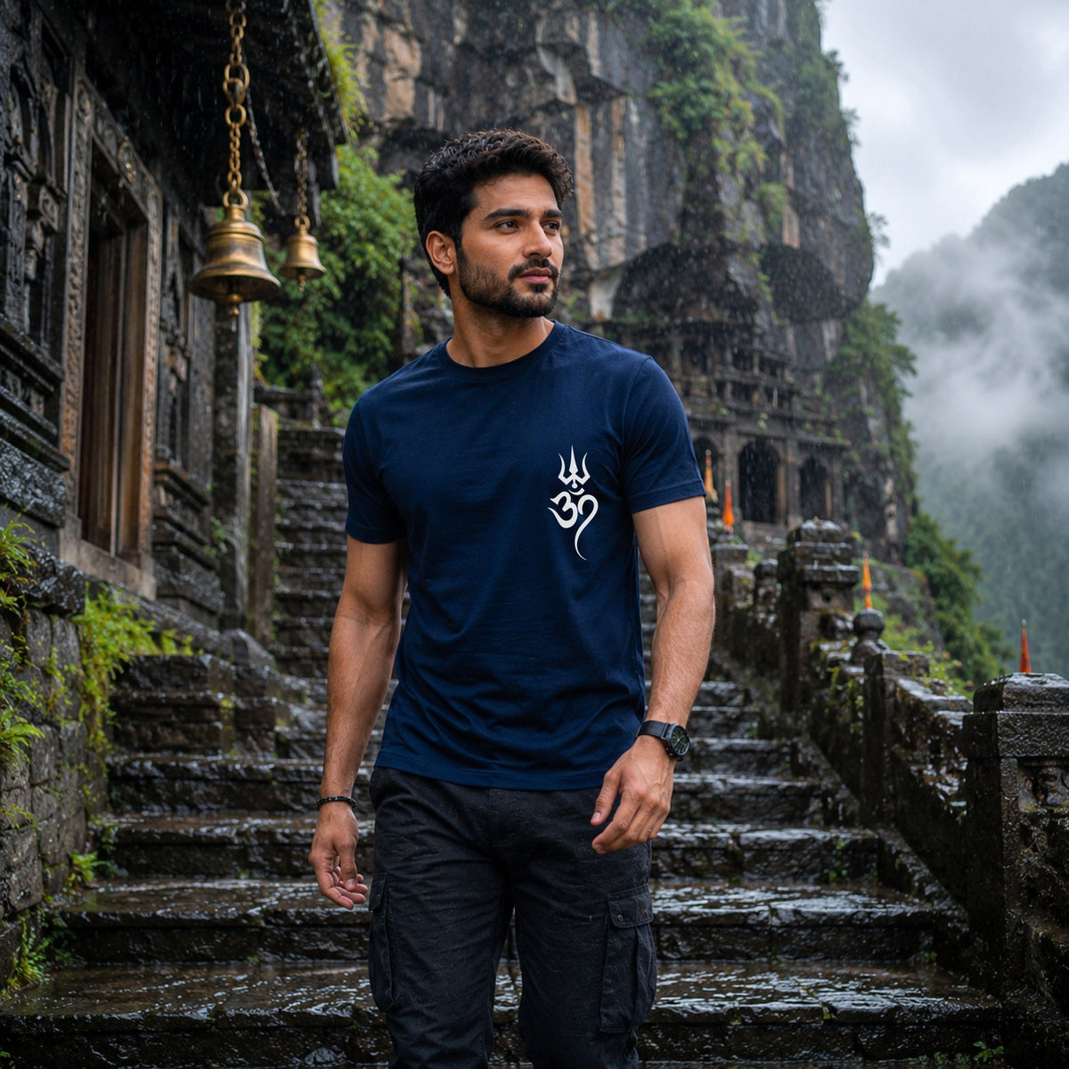 Om Trident Tee