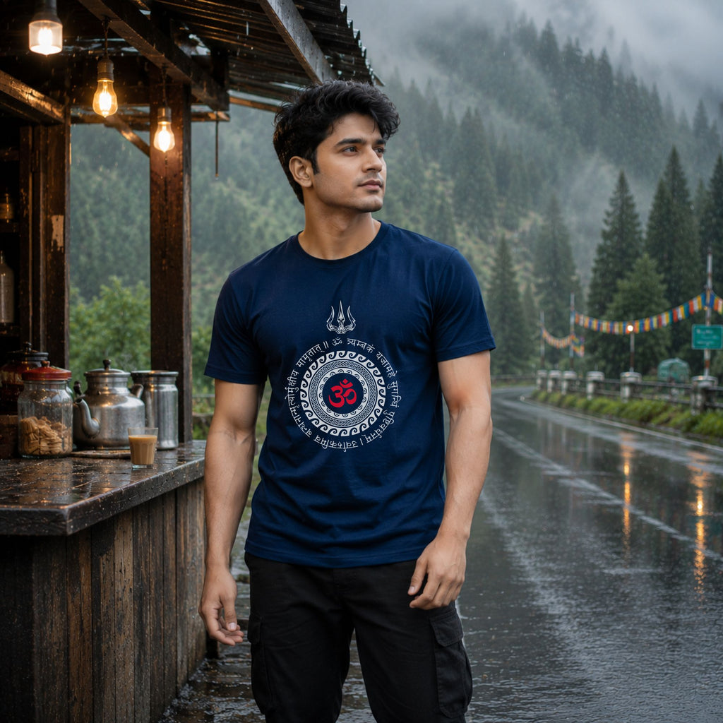 Crimson Om Trident Tee