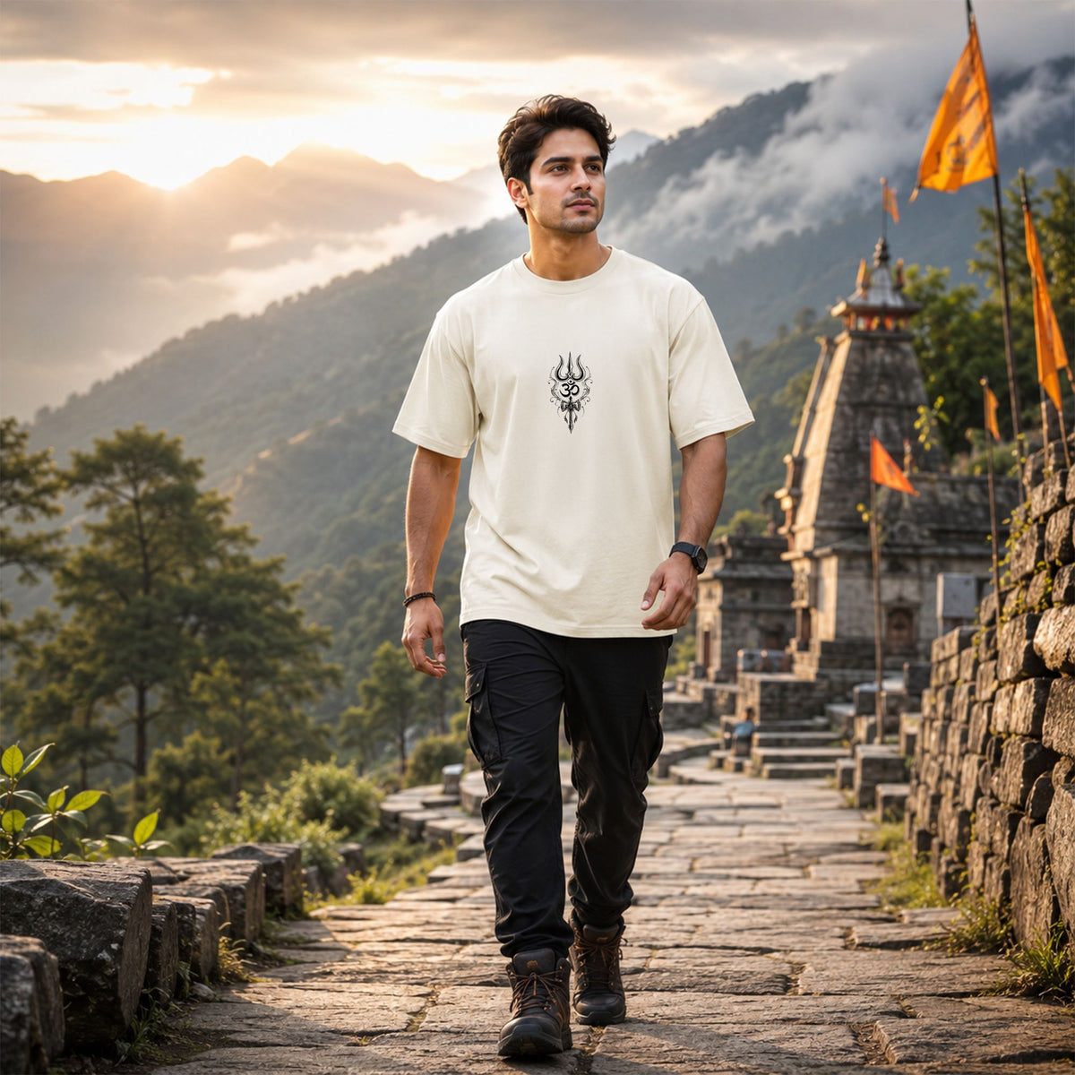 Centered Trident Tee