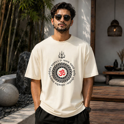 Crimson Om Trident Tee